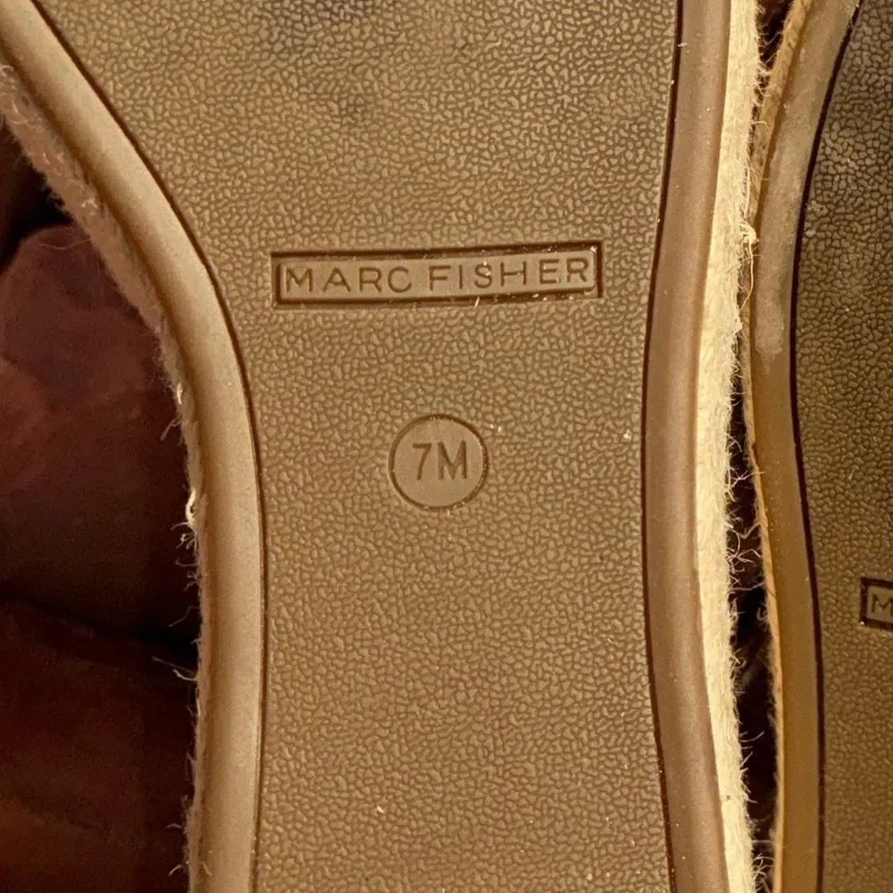Marc Fisher Shoes Marc Fisher Jazlyn Studded Ankle Strap Espadrille Sandal sz 7